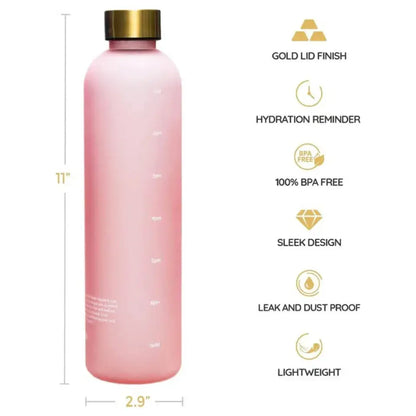 1 Liter Motivational Water Bottle