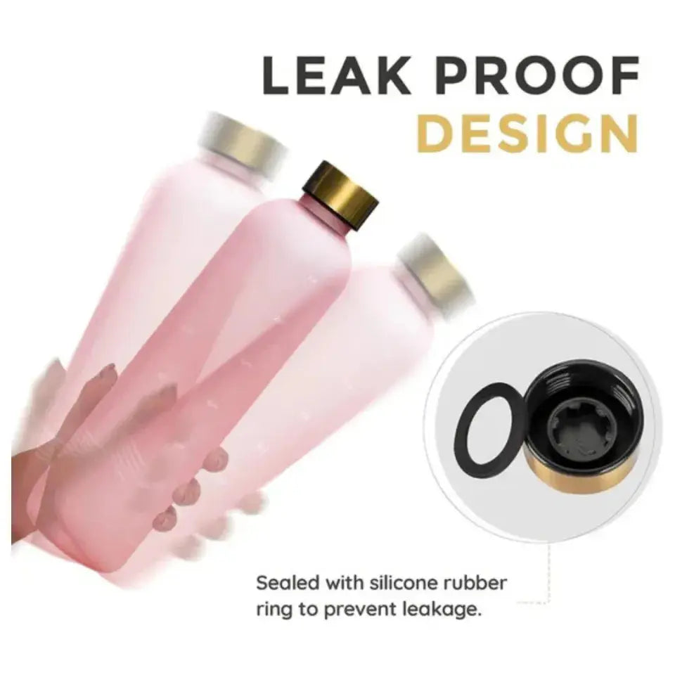 1 Liter Motivational Water Bottle