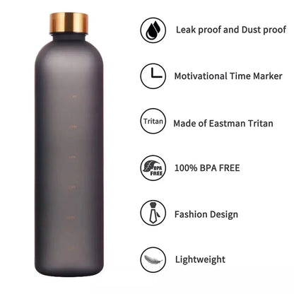 1 Liter Motivational Water Bottle