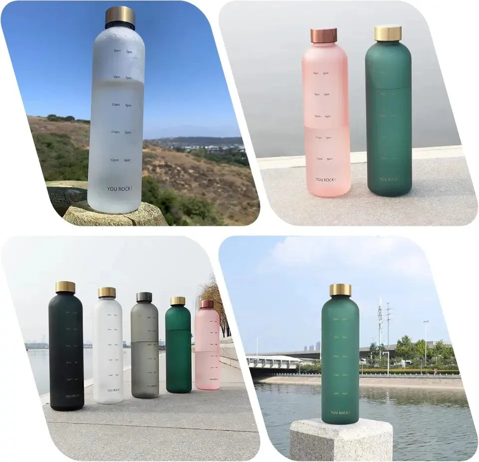 1 Liter Motivational Water Bottle