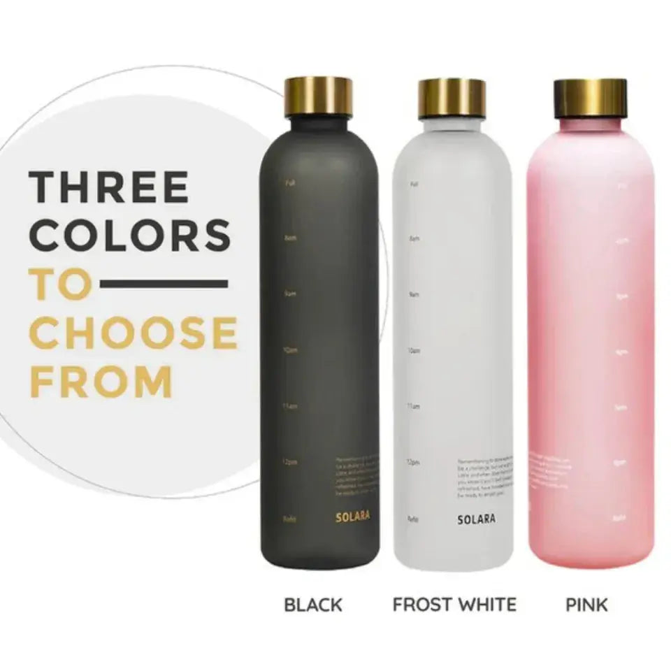 1 Liter Motivational Water Bottle