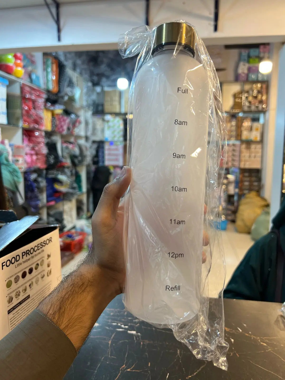 1 Liter Motivational Water Bottle