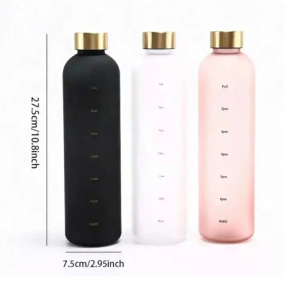 1 Liter Motivational Water Bottle